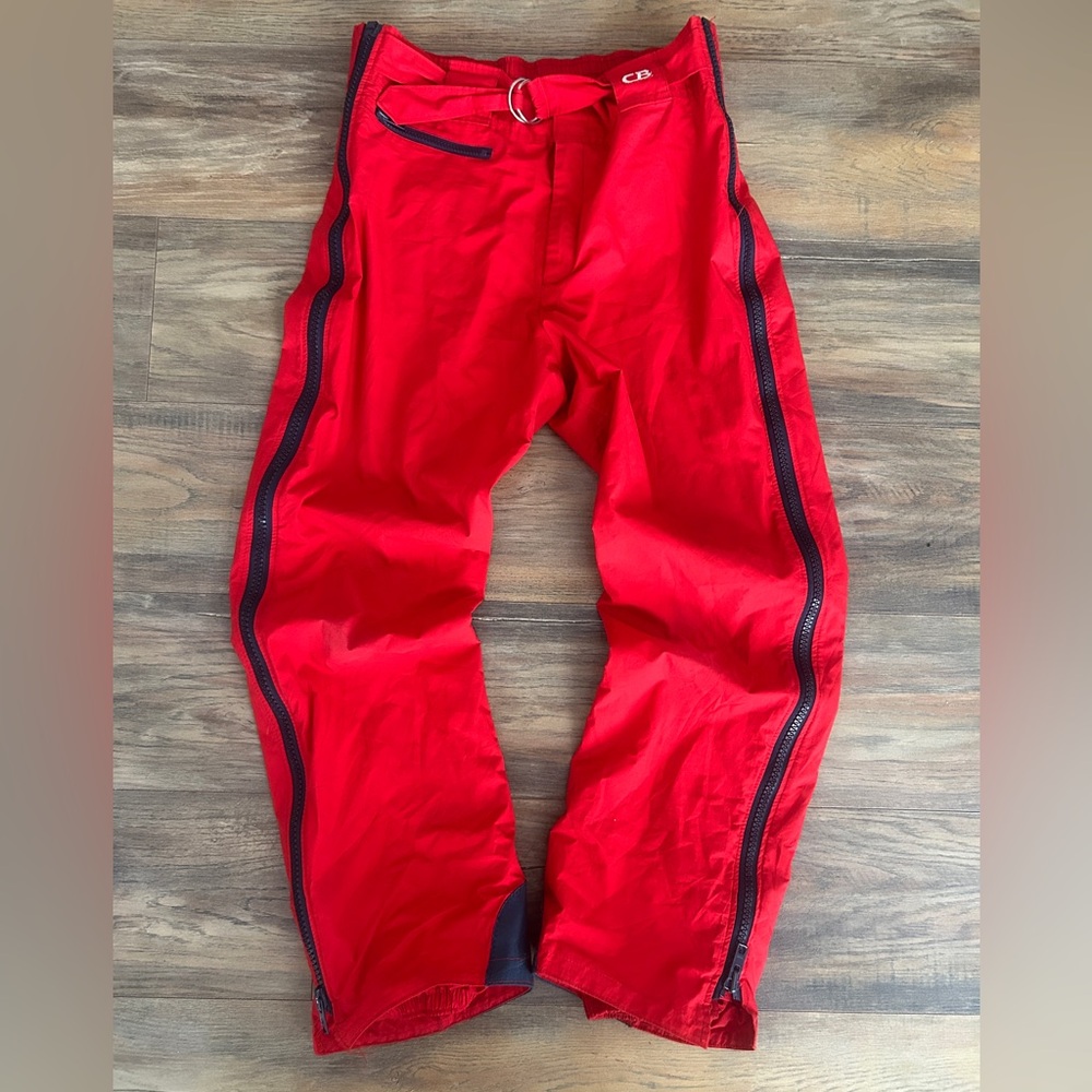 Vintage CB Sport Gore-Tex Ski Pants Full Zipper Off Size 34